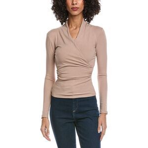 Madison Miles Womens  Knit Top, Tan